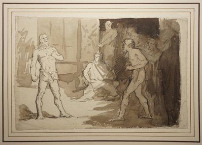 ANONYME XIXe siècle, entourage d'Émile PICHOT,...
