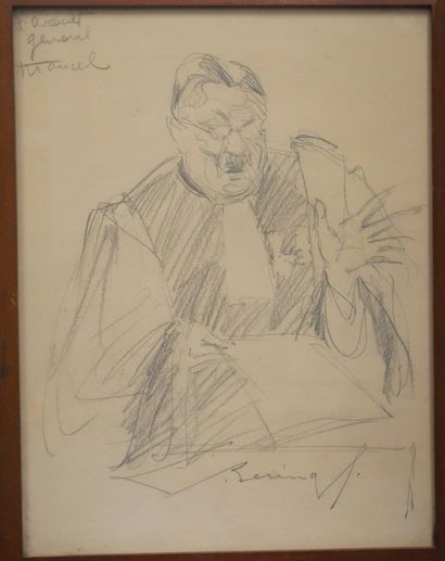 BERINGS Louis, 1888-1966,
Ensemble de huit...