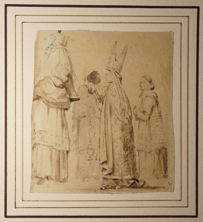 ANONYME XIXe siècle, entourage d'Émile PICHOT,...