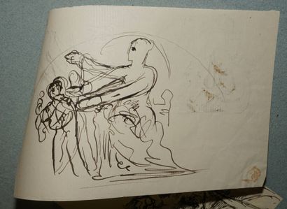 CHAPU Henri, attribué à, 
Figure allégorique...