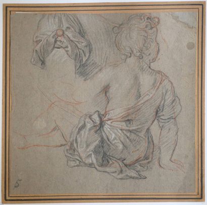 DE LA FOSSE, Charles (1636-1716)
Étude d’enfant...