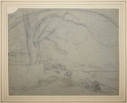 RAVIER François Auguste, 1814-1895, 
L'étang...