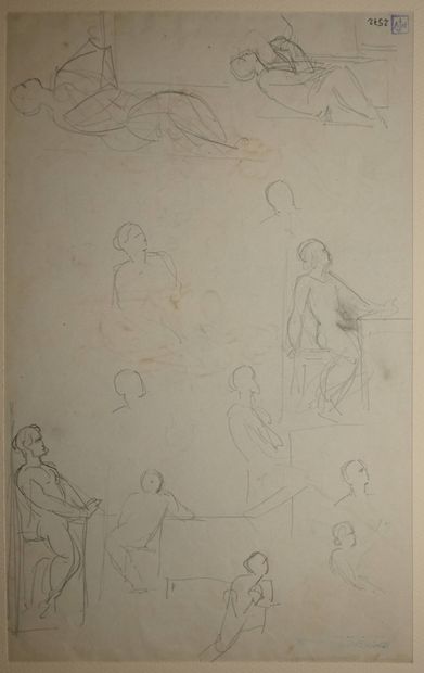 DUMAS Michel, 1812-1885, 
Descente de croix...