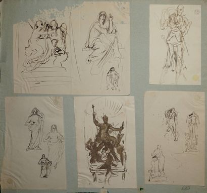 CHAPU Henri, attribué à, 
Source - Études...