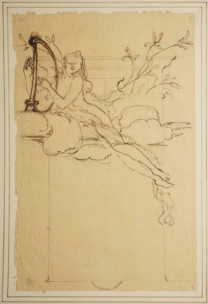 MOREAU-NÉRET Adrien, attribué à, 
Joueuse...