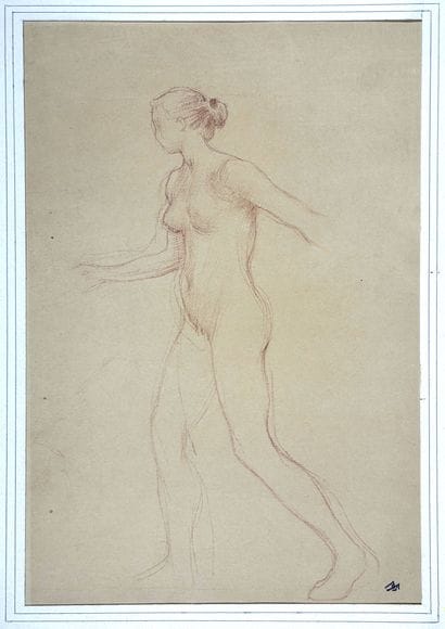 MÉNARD Émile René, 1861/62-1930, 
Nu féminin...