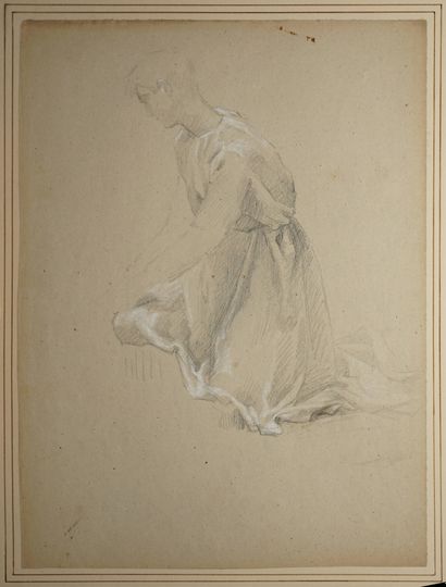 MERSON Luc-Olivier, entourage de, 
Femme...