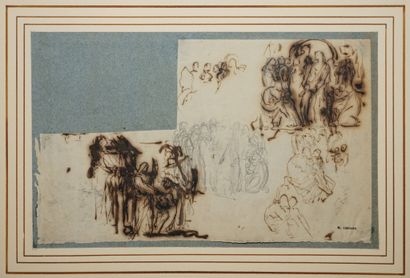 LEHMANN Henri, 1814-1882, 
Scènes de la vie...