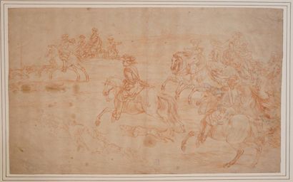 Attribué à DER MEULEN, Adam van (1632-1690)
Le...