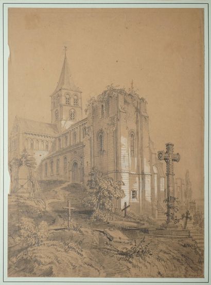 BENOIST Félix, 1818-1896, 
Église de l'ancienne...