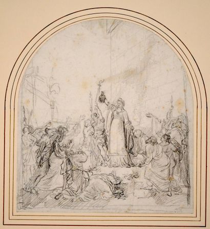 École française, XVIIIe siècle
Judith présentant...