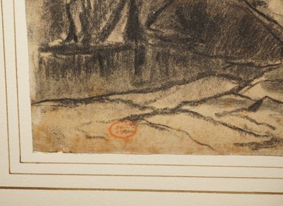 HUET Paul, 1803-1869, 
Torrent en Auvergne,...