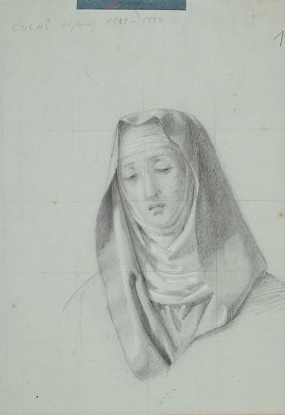 COLAS Alphonse, 1818-1887, 
Vierge de douleur,...