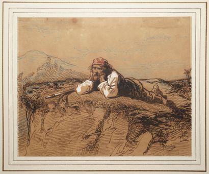 GAVARNI Paul, 1804-1866, 
Contrebandier aragonais...