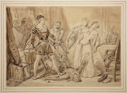 ÉCOLE ROMANTIQUE DU XIXe siècle, entourage...