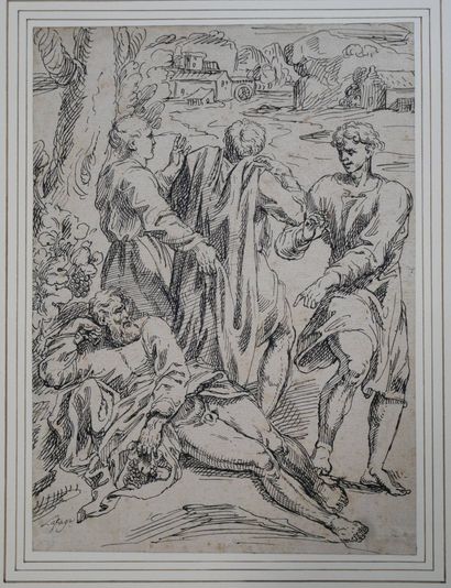 Attribué à DE LAFAGE, Raymond (1656-1684)
L’ivresse...