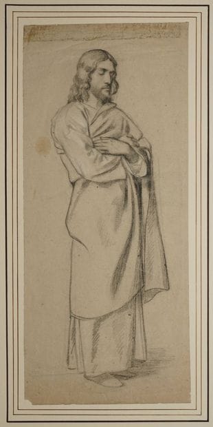 ANONYME, seconde moitié du XIXe siècle, 
Christ...