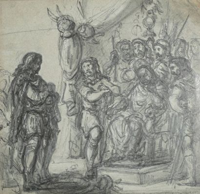 ANONYME fin XIXe siècle, 
Vercingétorix déposant...