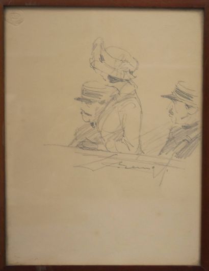 BERINGS Louis, 1888-1966,
Ensemble de huit...