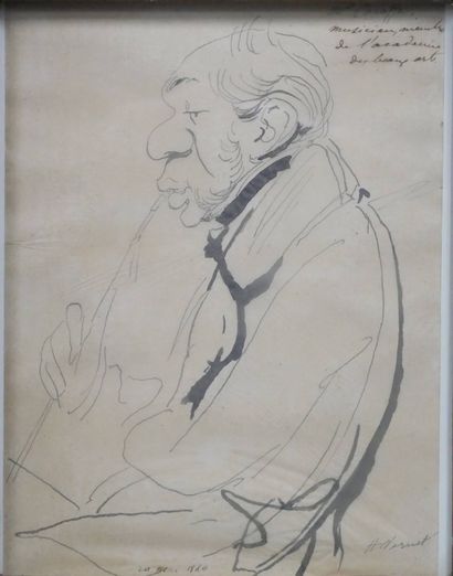 Horace VERNET (1789-1863)
Portrait caricatural...