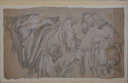 PARROCEL Étienne (1696-1776)
Religieuse faisant...