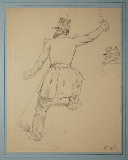 BELLANGÉ Hippolyte, 1800-1866, 
Officier...