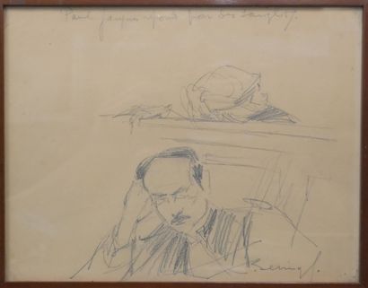 BERINGS Louis, 1888-1966,
Ensemble de huit...