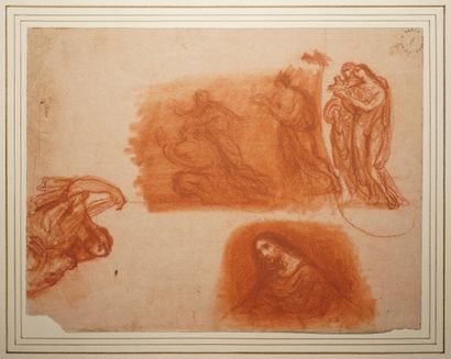 POINT Armand, 1860-1932, 
Études de figures...