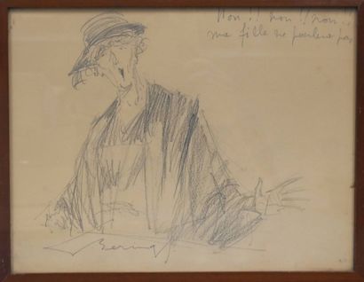 BERINGS Louis, 1888-1966,
Ensemble de huit...