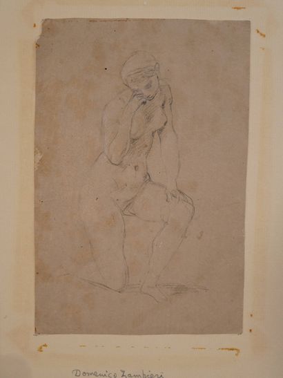 Attribué à BATONI, Pompeo (1708-1781)
Femme...