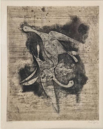 FRIEDLAENDER Johnny (1912-1998)
Les oiseaux
Eau-forte...