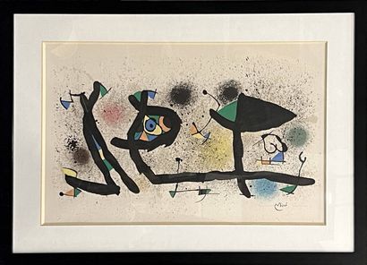 MIRO Joan, d'après 
Sculptures, 1974
Lithographie...
