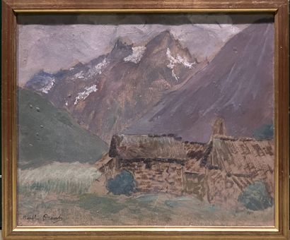 ORANT Marthe (1874-1957)
Paysage de montagne
Huile...