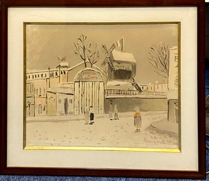 UTRILLO Maurice, d'après 
Le moulin de la...