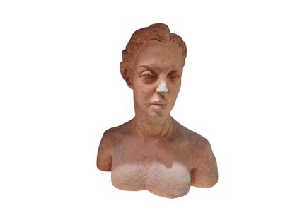 WEINBERG (XX)
Femme, 59
Buste en terre cuite,...