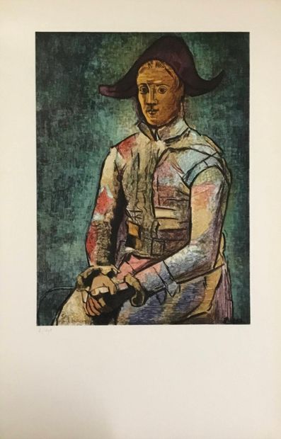 PICASSO Pablo, d'après
Lithographie sur vélin...
