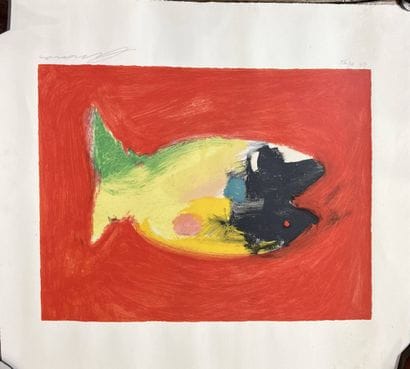 BRANDS Eugene (1913-2002)
Le poisson 
Lithographie...