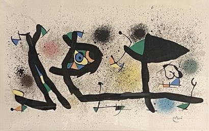 MIRO Joan, d'après 
Sculptures, 1974
Lithographie...