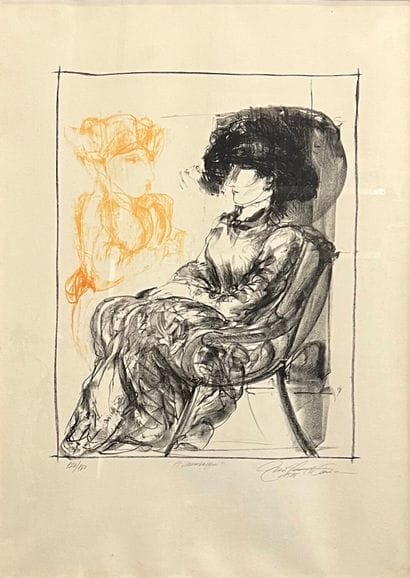 DE FARIA Guilherme (né en 1942)
A Mensagen,
lithographie,...