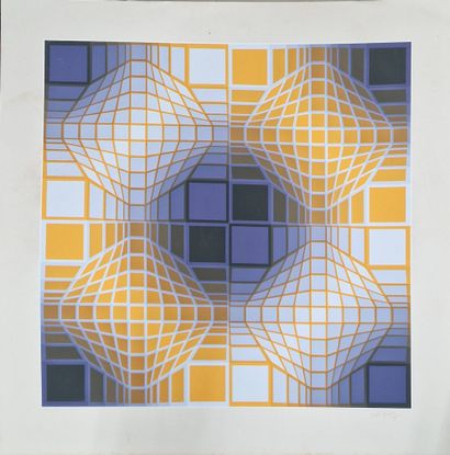 VASARELY Victor, d'après
Mely, 1984
Sérigraphie...