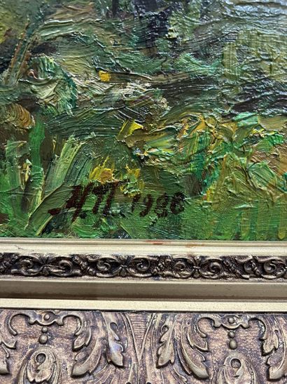 POTAPOV Alexander (1905-1990)
Le soir, Moscou,1988
Huile...