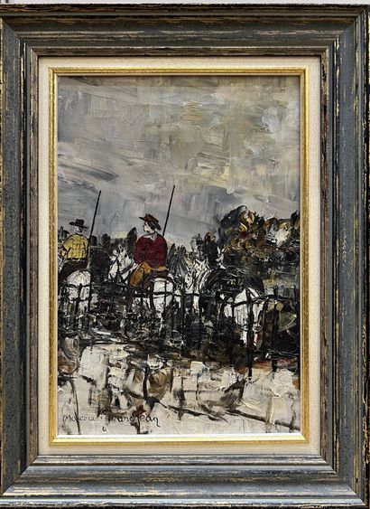 GRANDJEAN Maurice (1921-2001)
The guardians,
oil...