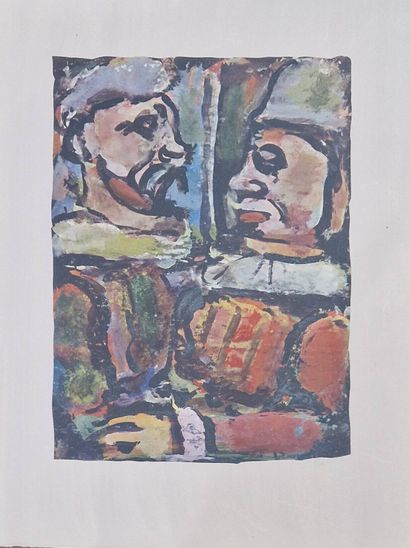 ROUAULT Georges, d'après
Les deux têtus,...