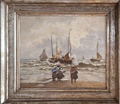GROBE German (1857-1938)
Departure to the...