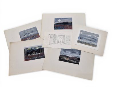 MICHEL-HENRY (1928-2016)
Paysages d'Espagne
5...