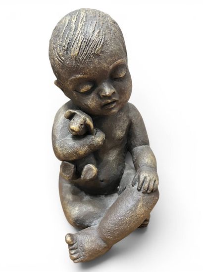 TAMARA - XXI - XX
Enfant endormi au nounours
Sculpture...