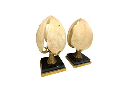 TRAVAIL MODERNE ITALIEN
Paire de lampes de...