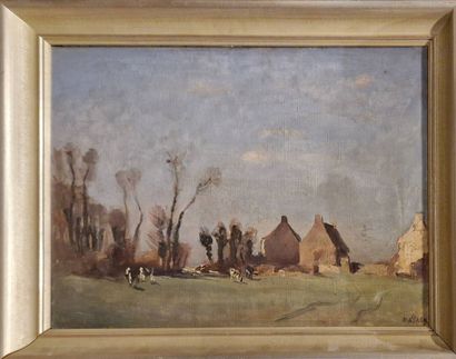 BRESSLER Emile (1886-1966)
Landscape with...