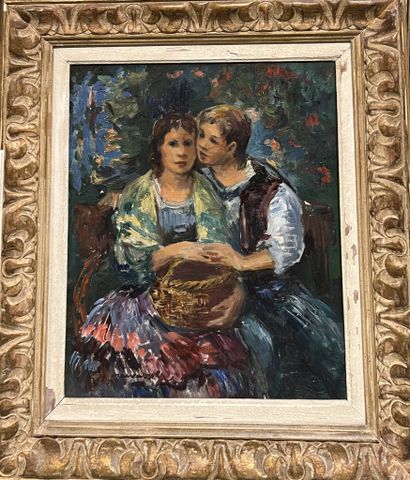 CREIXAMS PICO Pere (1893-1965)
Young lovers...
