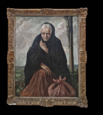 EBERSTEIN Herman (1906-1964)
Woman at the...